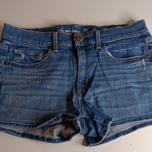 American Eagle Blue Denim Shorts